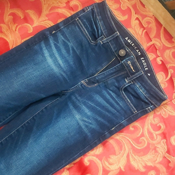 American Eagle high rise skinny Jeans size 2L - Picture 6 of 12